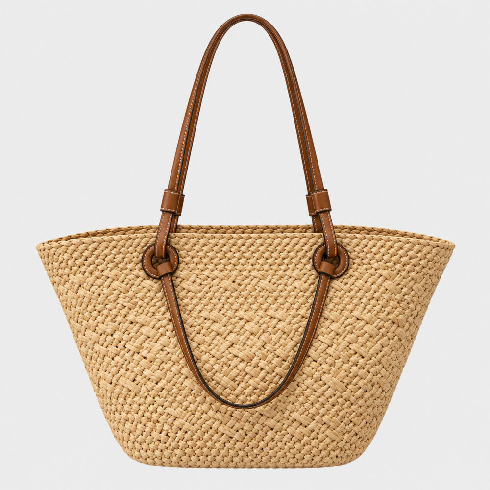 Sac En Paille Style Français Grande Capacité - Manon