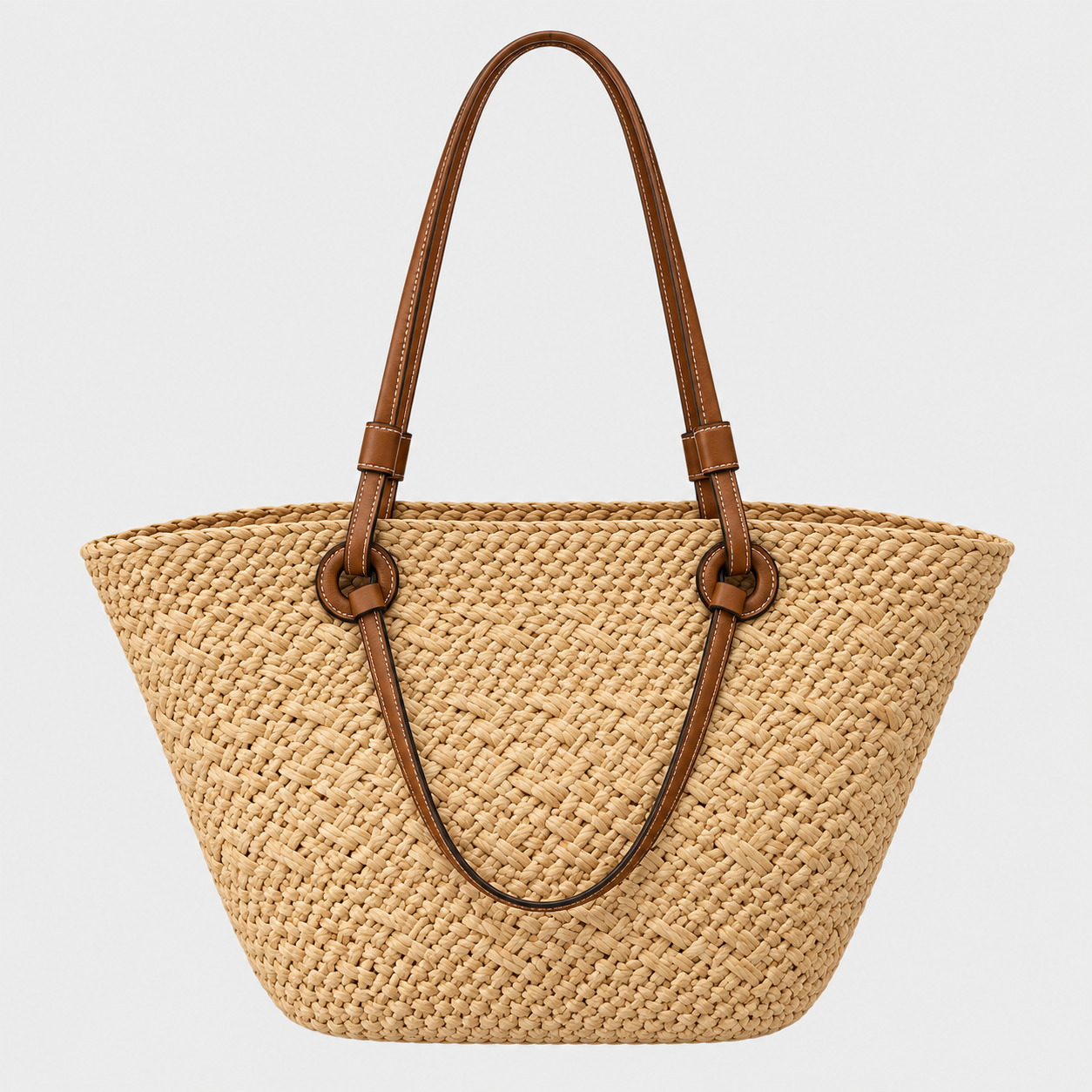 Sac En Paille Style Français Grande Capacité - Manon